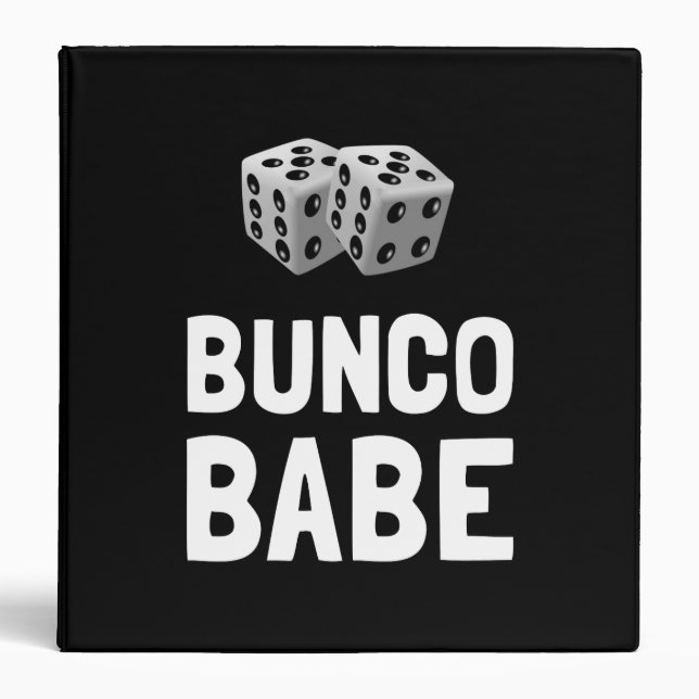 Bunco Babe Dice Binder (Front)