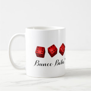 Bunco Babe or Your Name Dice Coffee Mug