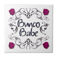 Bunco Babe with Swirls