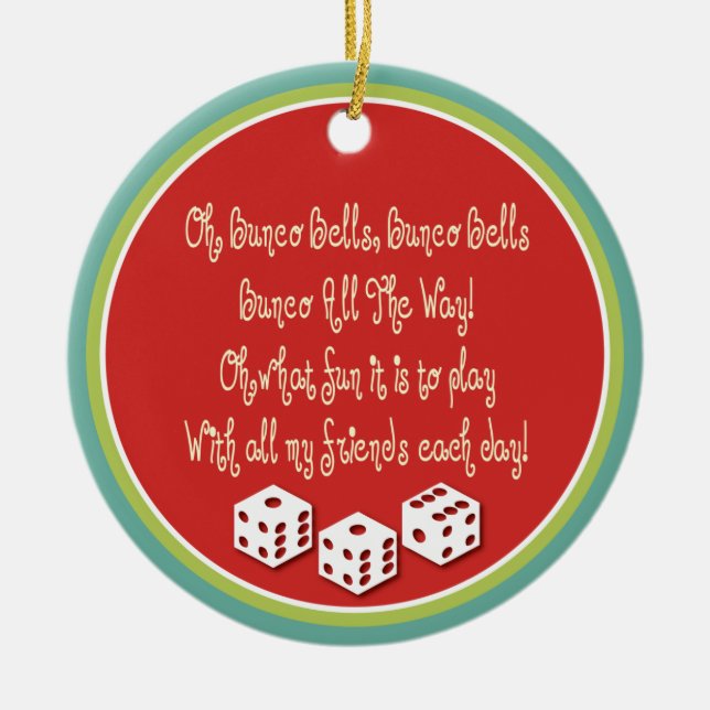 bunco bells ornament (Front)