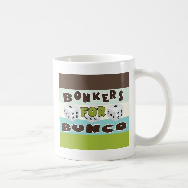 bunco bonkers coffee mug (Right)