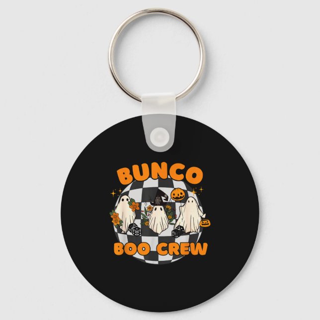 Bunco Boo Crew Bunco Halloween Dice  Keychain (Front)