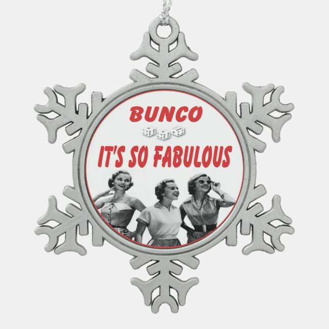 Bunco C'est tellement fabuleux ornement (Devant)