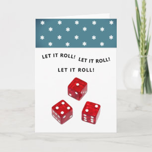 Bunco Christmas holiday card