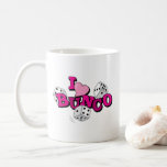 Bunco Dice Game Coffee Mug<br><div class="desc">Bunco starts with a roll of the dice!  What a fun visual for a favourite game night.  Decorate bunco party favours or table cloths for the girl's night!</div>