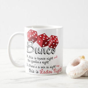 Bunco Dice Game Coffee Mug