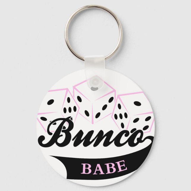 Bunco Dice Game Keychain (Front)