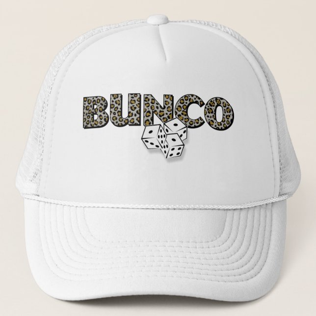 Bunco Dice Game Trucker Hat (Front)