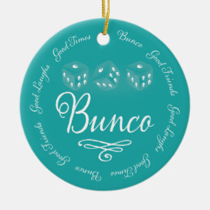 Bunco Dice Holiday Ornament