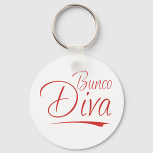 bunco diva keychain