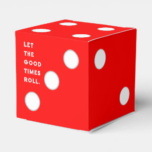 Bunco Game Night Favor Box