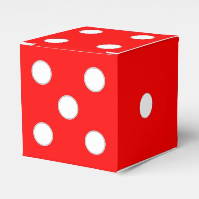 Bunco Game Night Gifts Favor Box (Front Side)
