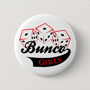 Bunco Girls 2 Inch Round Button