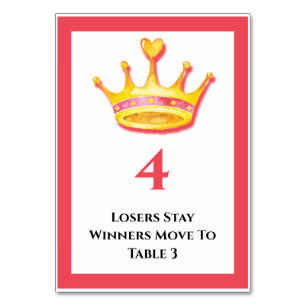 Bunco Gold Crown Tableau 4 de 5 cartes