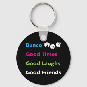 bunco good friends #2 keychain