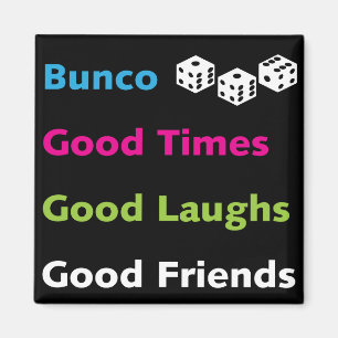 bunco good friends #2 magnet