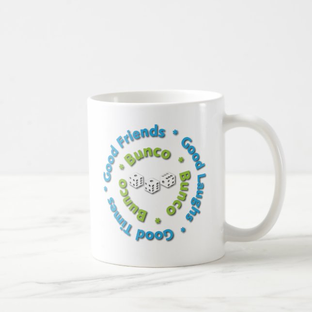 bunco good friends coffee mug (Right)