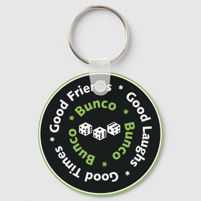 bunco good friends keychain (Front)