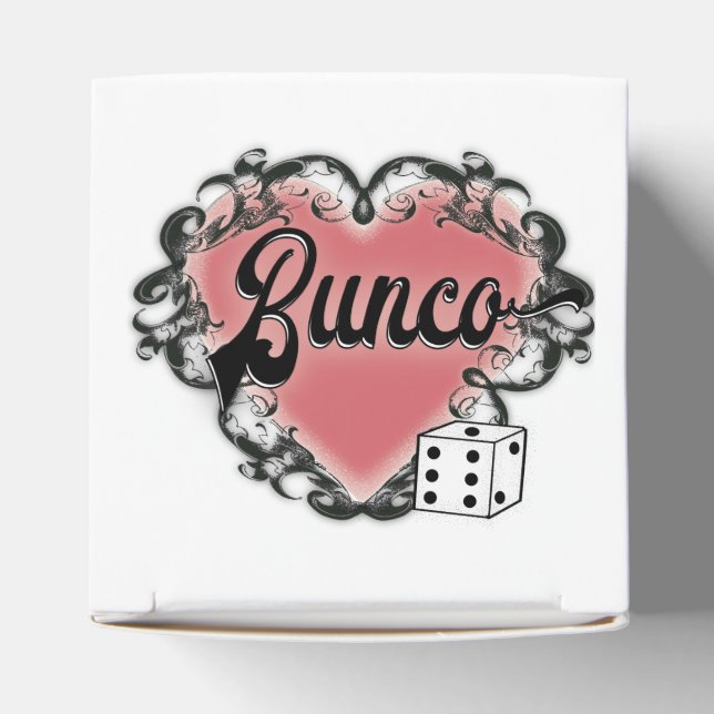 bunco heart tattoo favor box (Top)