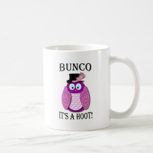 Bunco - It's A Hoot" Coffee Mug (Right)