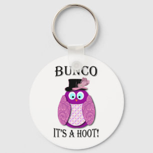 Bunco - It's A Hoot" Keychain
