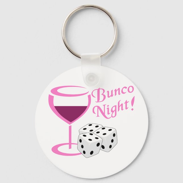 Bunco Night Keychain (Front)