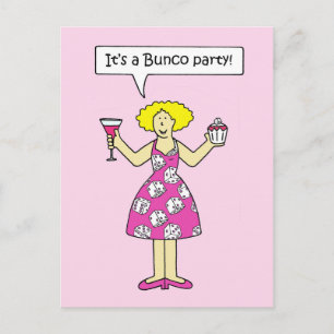 Bunco Party Invitation