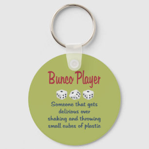 Bunco Player -Definition Keychain