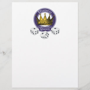 Bunco Queen Crown and Dice