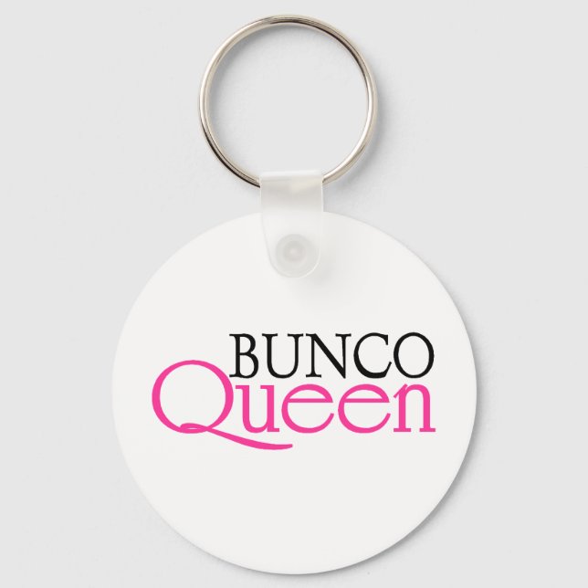 Bunco Queen Keychain (Front)