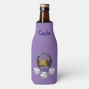 Bunco Queen Personalized Bottle Chiller Cooler