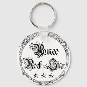 bunco rock star keychain