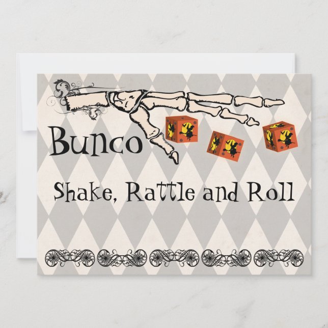 Bunco - Squelette Invitation main (Devant)