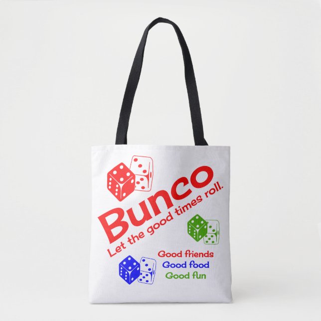 Bunco Storage Tote Bag (Front)