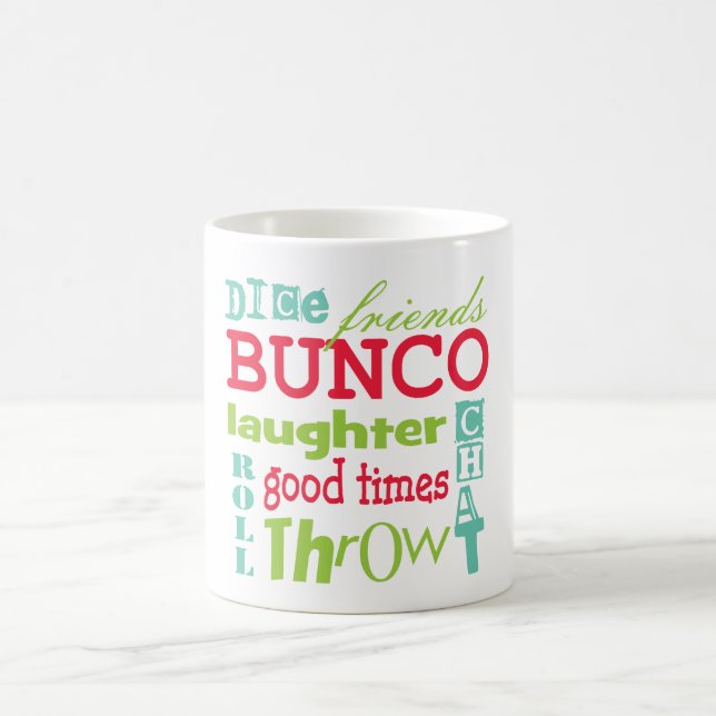 Bunco Subway Art Design By Artinspired Coffee Mug (Center)