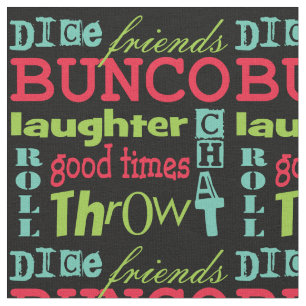 Bunco Subway Art Novelty Fabric