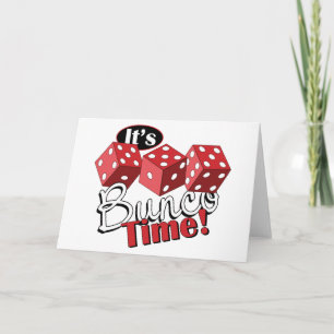 Bunco TIme Card