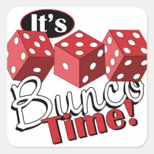 Bunco TIme Square Sticker