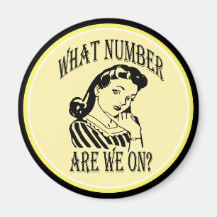Bunco What Number Are We On #2 Magnet