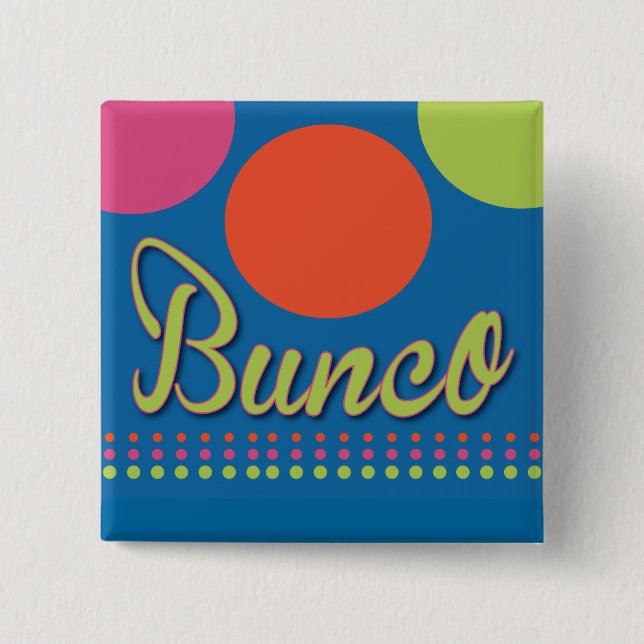 Bunco With Dots Pin (Front)