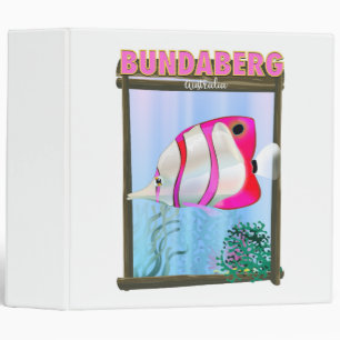 Bundaberg Australia travel poster Binder