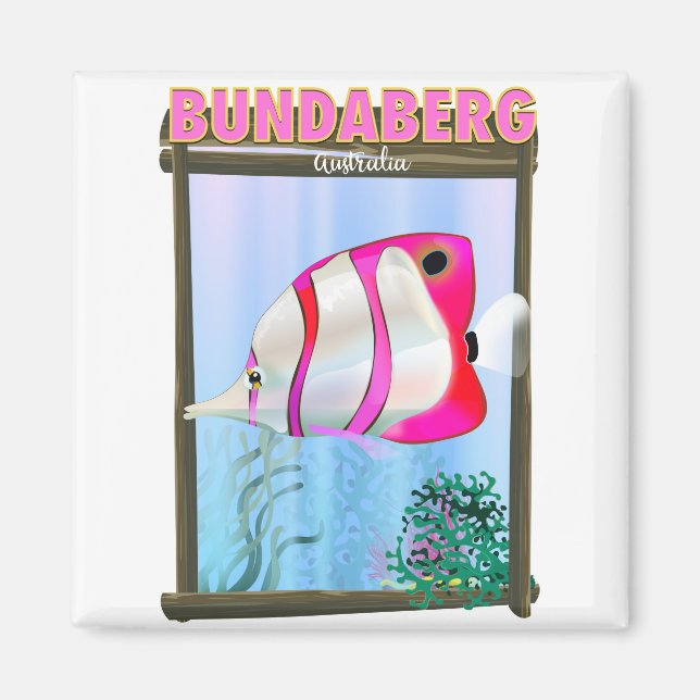 Bundaberg Australia travel poster Magnet (Front)