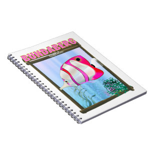 Bundaberg Australia travel poster Notebook
