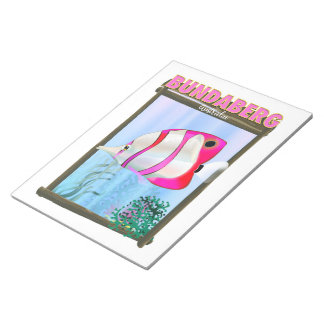 Bundaberg Australia travel poster Notepad