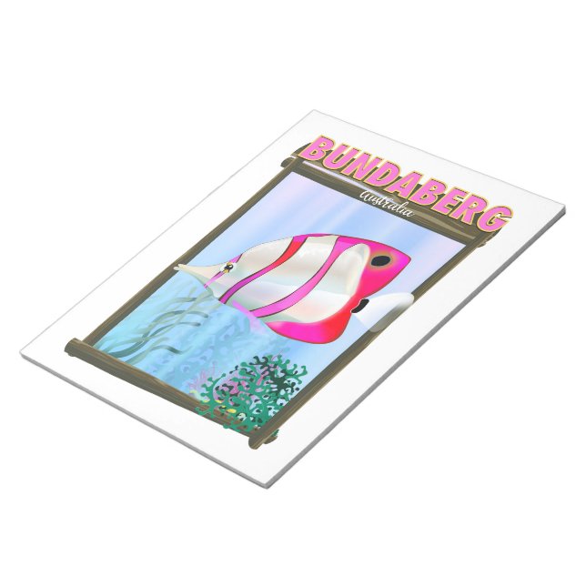 Bundaberg Australia travel poster Notepad (Angled)