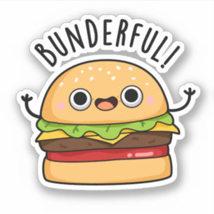Bunderful Funny Burger Bun Pun