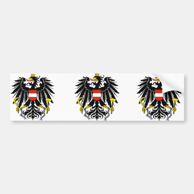 Bundesadler, Austria Bumper Sticker (Front)