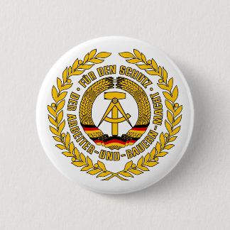 Bundesrepublik Deutschland / East Germany Crest 2 Inch Round Button