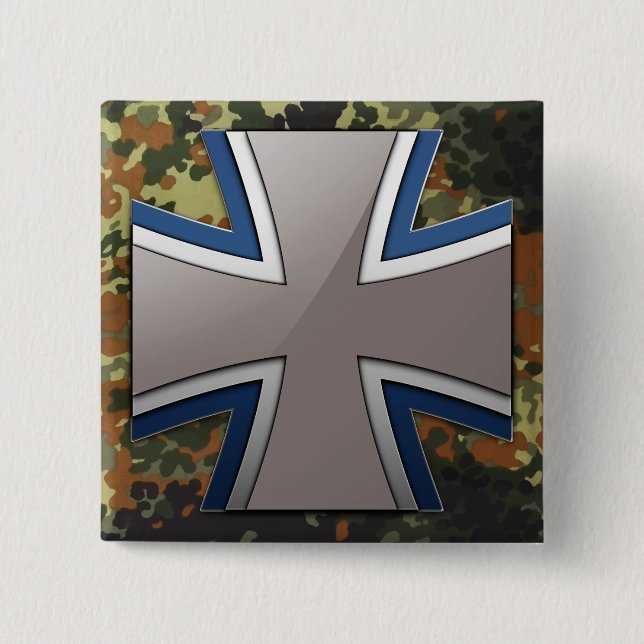 Bundeswehr 2 Inch Square Button (Front)