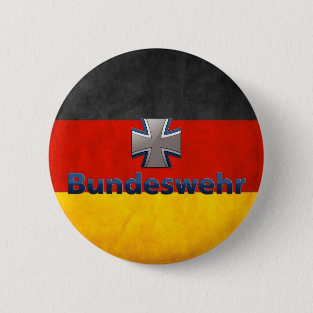Bundeswehr Emblem 2 Inch Round Button (Front)